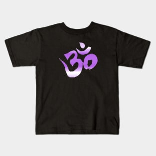 Spiritual Awakening Yoga Meditation Om Aum Symbol Kids T-Shirt